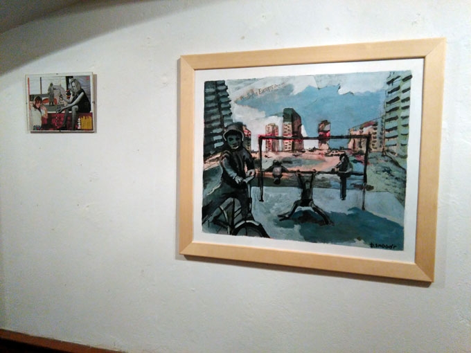 sprawy-mieszkańców wystawa collage Piotr Smogór