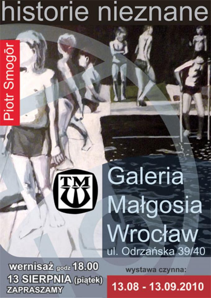 Historie nieznane, Plakat wystawy malarstwa Historie nieznane, Wrocław 2010