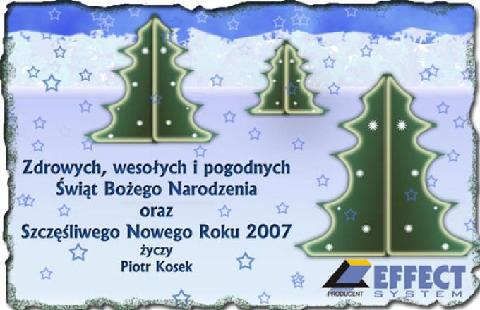 Kartka Świąteczna, grafika komputerowa, 2003