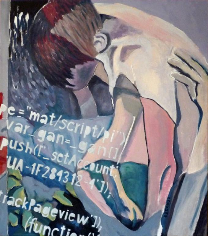 mat, olej/akryl na płótnie 70x80, 13.05.2012 Wrocław