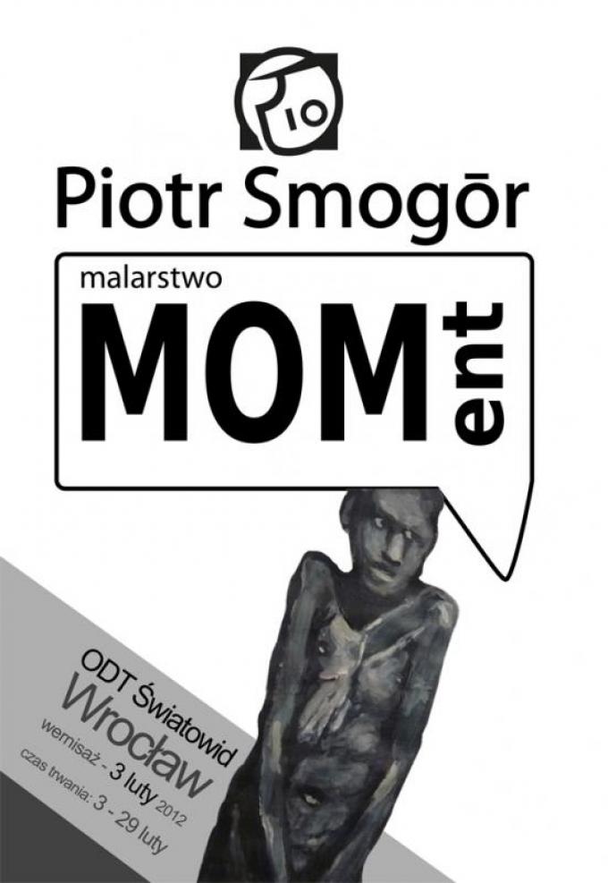 Moment, plakat wystawy, grafika komputerowa, 2012