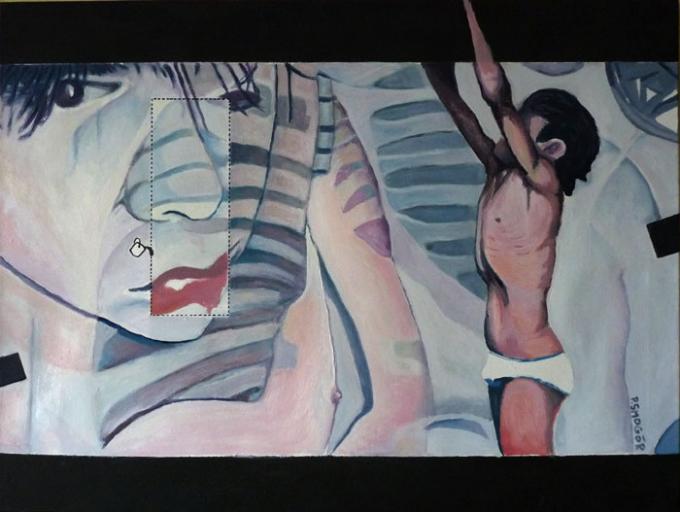 Selekcja, olej na płótnie o wym. 65x85, 20.05.2012 Wrocław