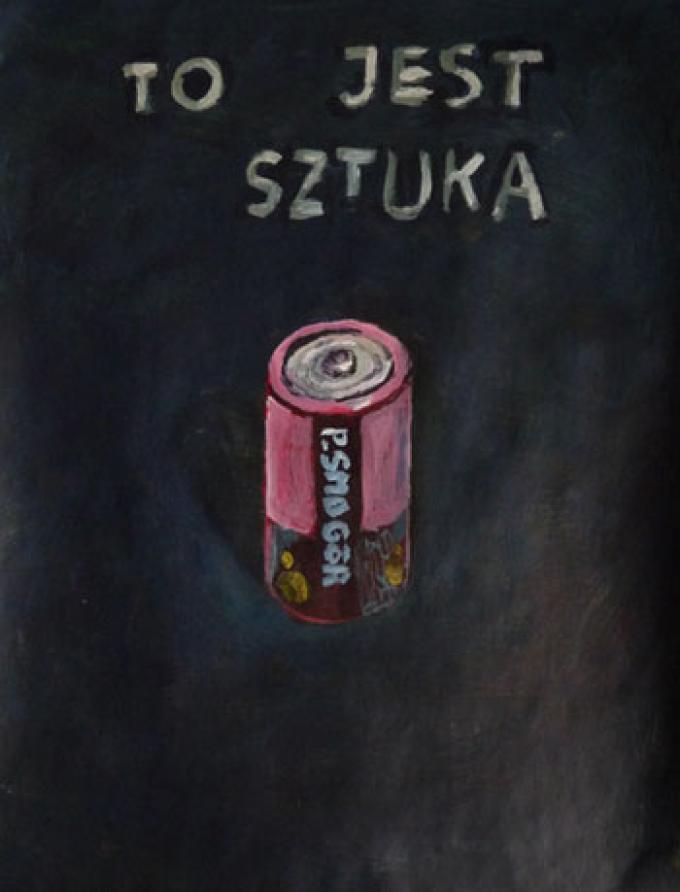 To jest sztuka, akryl na papierze, 21.02.2010, Kłodzko