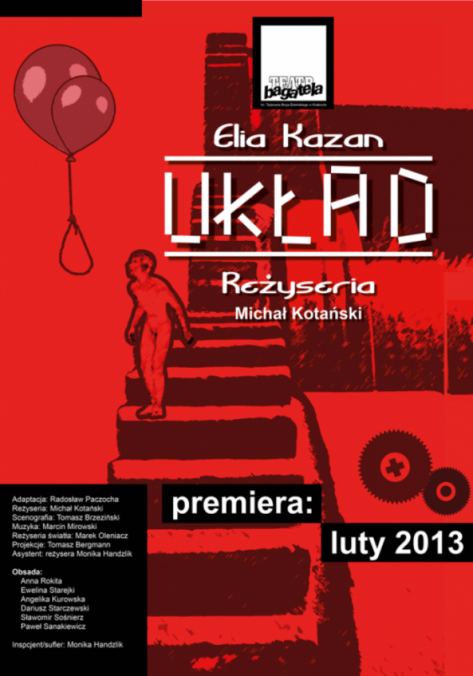 Układ, plakat spektaklu, 2012, Wrocław