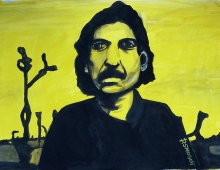 Captain Beefheart, tempera, Piotr Smogór