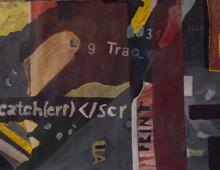 L-g Traq, akryl na papierze, 30x42, sierpień 2010, Wrocław
