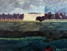 Pola, akryl na papierze, 2009, Wrocław