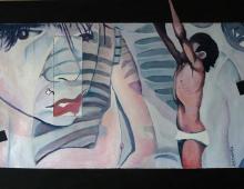 Selekcja, olej na płótnie o wym. 65x85, 20.05.2012 Wrocław