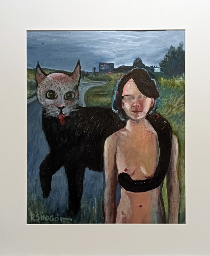 kobieta i kot - Piotr Smogór